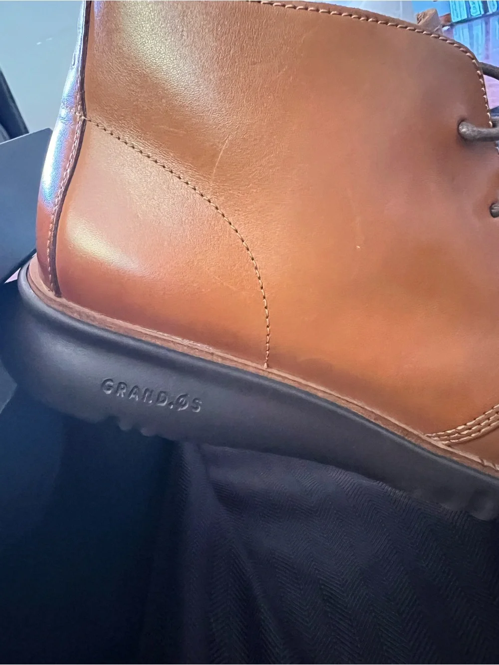 Cole Haan 2.ZERØGRAND Chukka Boots British Tan Men’s 9.5 M